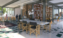 With co-working spaces and library - Collective
