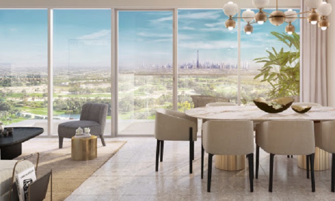 Golf Suites at Dubai Hills by Emaar - Bright Stylish Interiors