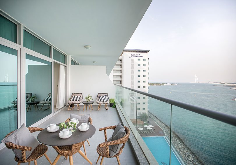 Azure Residences at Palm Jumeirah by Nakheel - Balcony