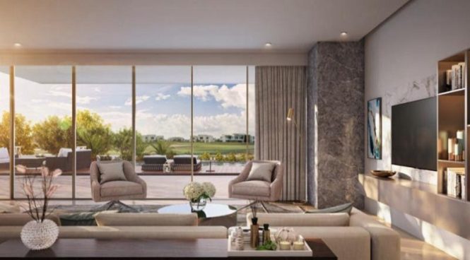 Emaar Majestic Vistas at Dubai Hills Estate Golf Course - Living Room
