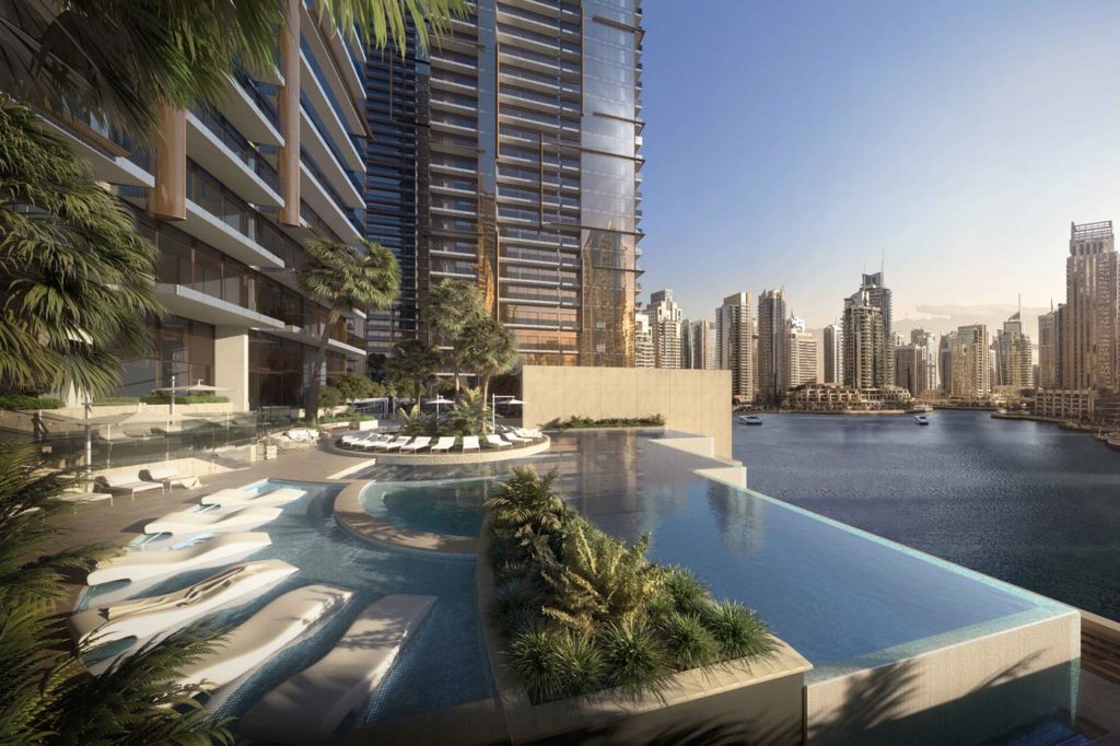 Jumeirah Living Marina Gate - Infinity swimming pool