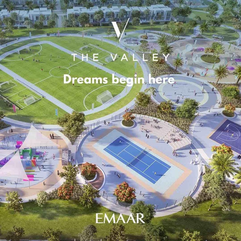 Eden at the Valley townhouses by Emaar