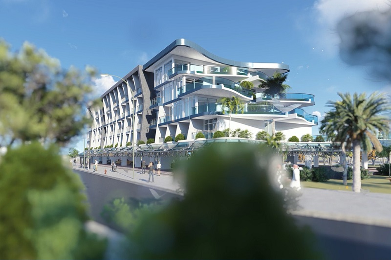 Samana Golf Avenue at Dubai Studio City DSC - street view