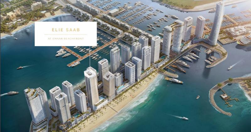 Elie Saab Design Apartments with Panoramic Sea Views in Emaar Beachfront