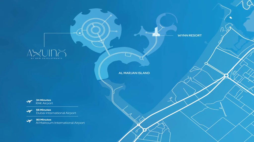 Aquino at Al Marjan Island waterfront living at Ras Al Khaimah