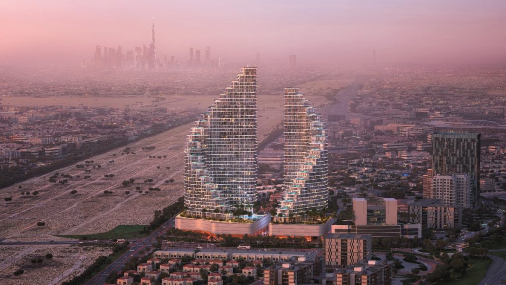 Binghatti Flare residential apartments at JVT Dubai