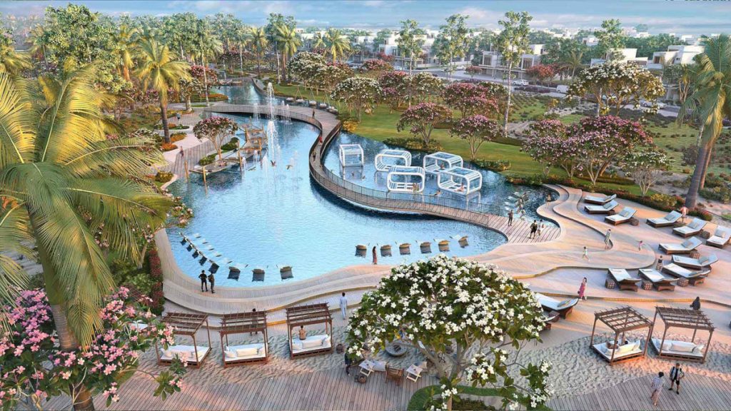 Damac Islands residences Dubai tropical life within the city