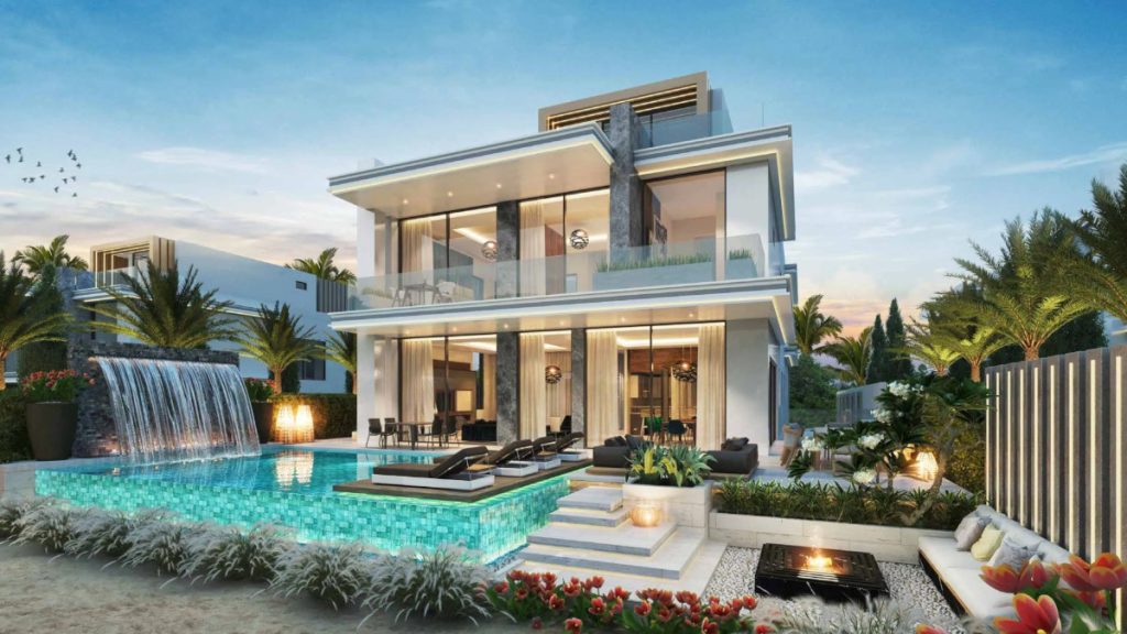 Damac Islands residences Dubai tropical life within the city