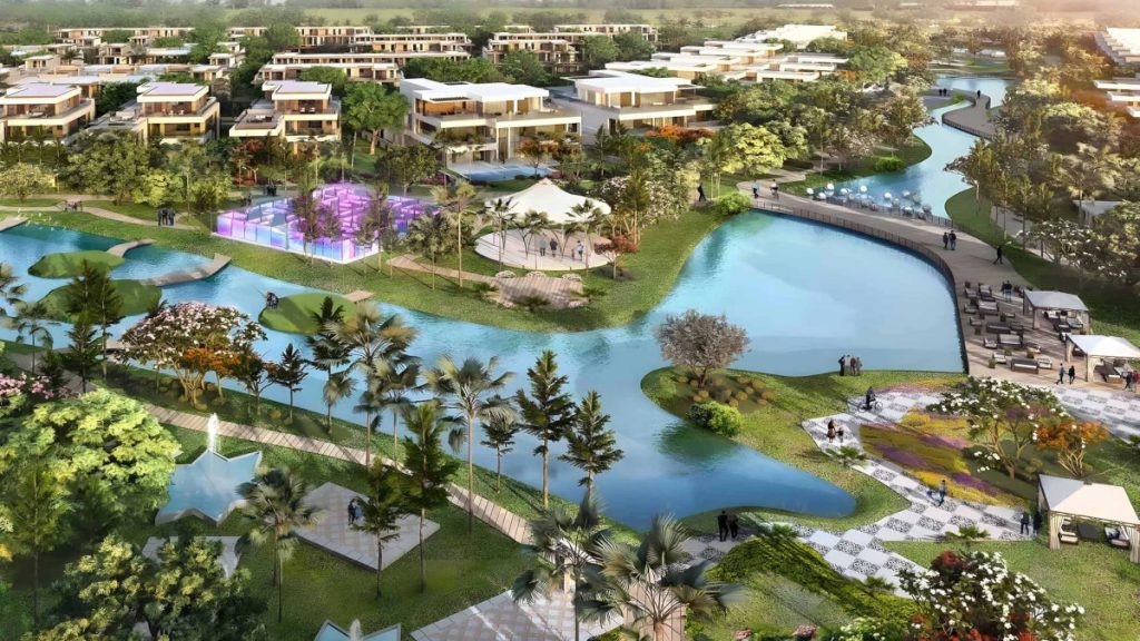 Damac Islands residences Dubai tropical life within the city