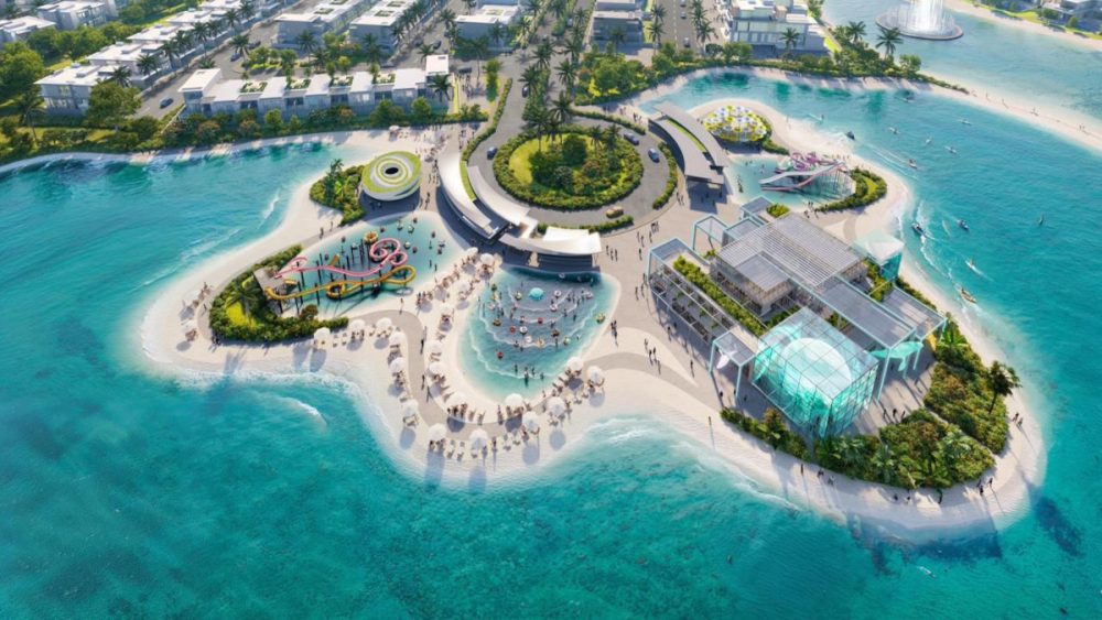 Damac Islands residences Dubai tropical life within the city