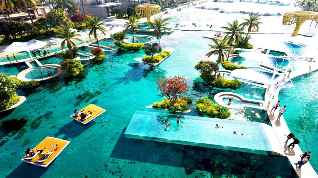 Damac Islands residences Dubai tropical life within the city