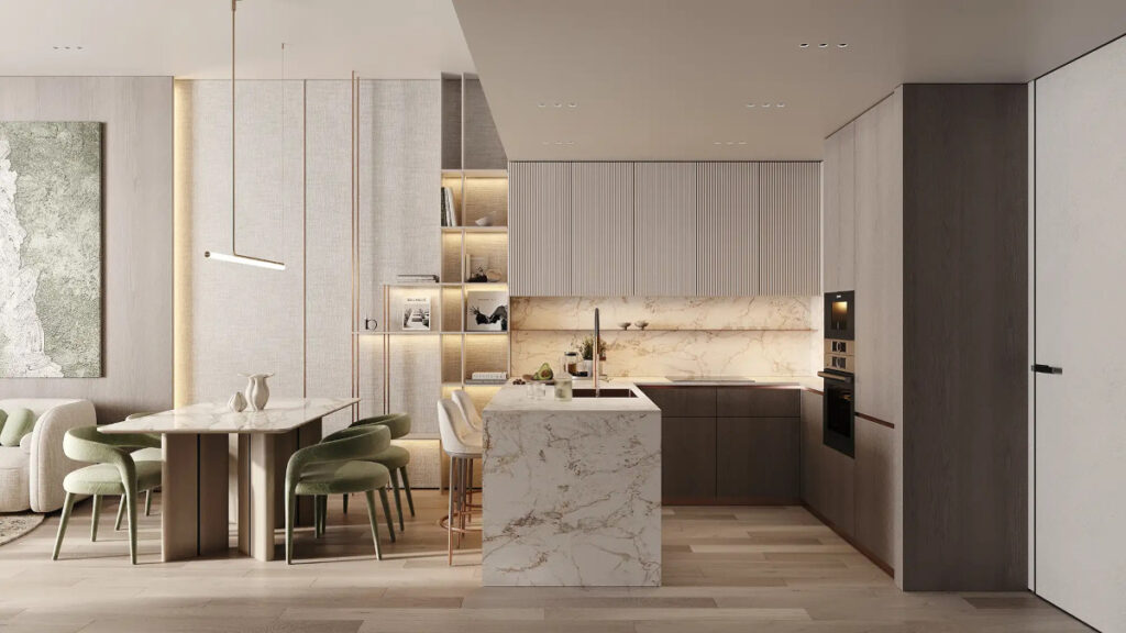 Le Blanc Dubailand fully furnished freehold apartments post handover plan