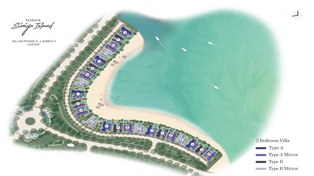 Coral Beach Villas Phase 2 Luxury 5-Bed Villas on Siniyah Island