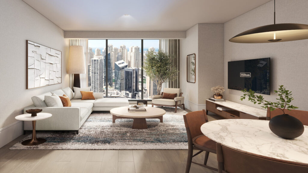 Hilton Residences JLT - luxury hotel apartments in Jumeirah Lake Towers Dubai