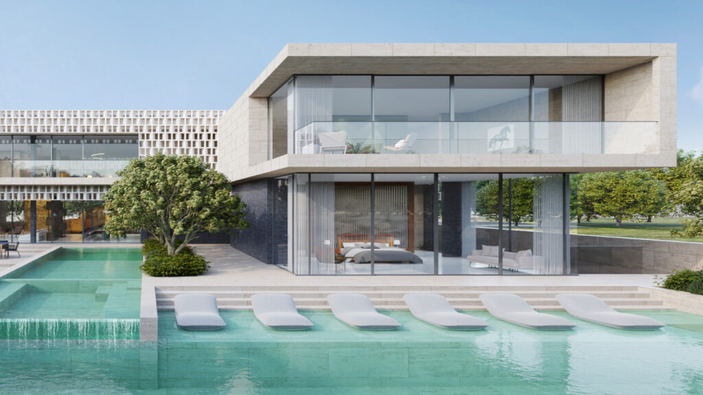 Nawayef Village luxury freehold villas and townhouses on Hudayriyat Island Abu Dhabi