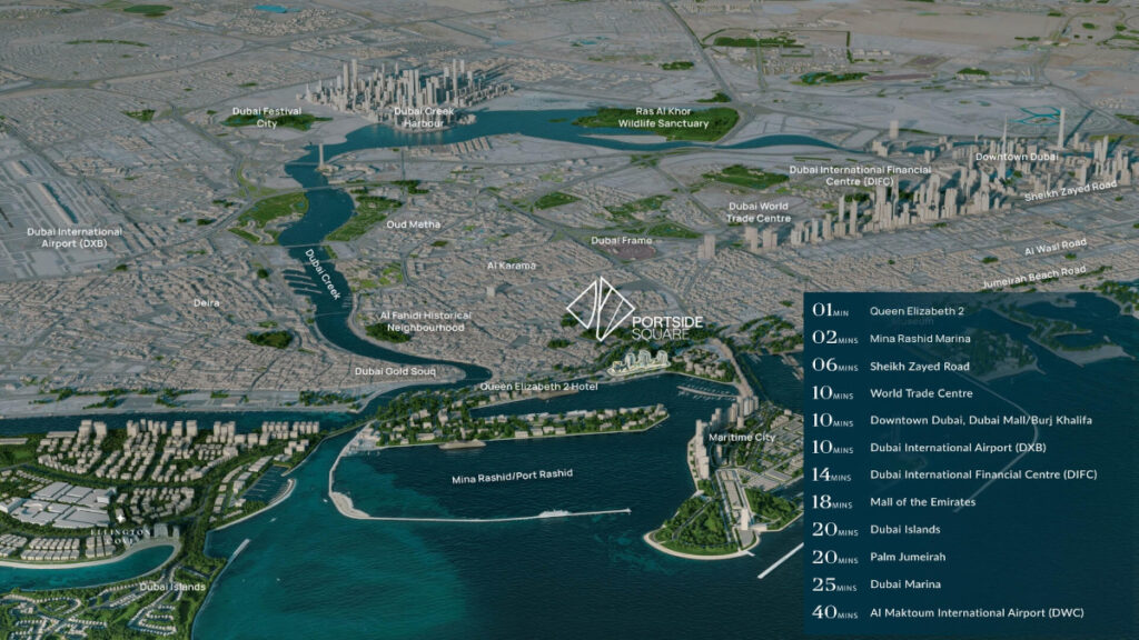 Portside Square in Mina Rashid Ellington Waterfront Apartments
