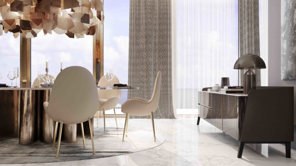 Grand Bleu Tower at Emaar Beachfront Elie Saab designer residences