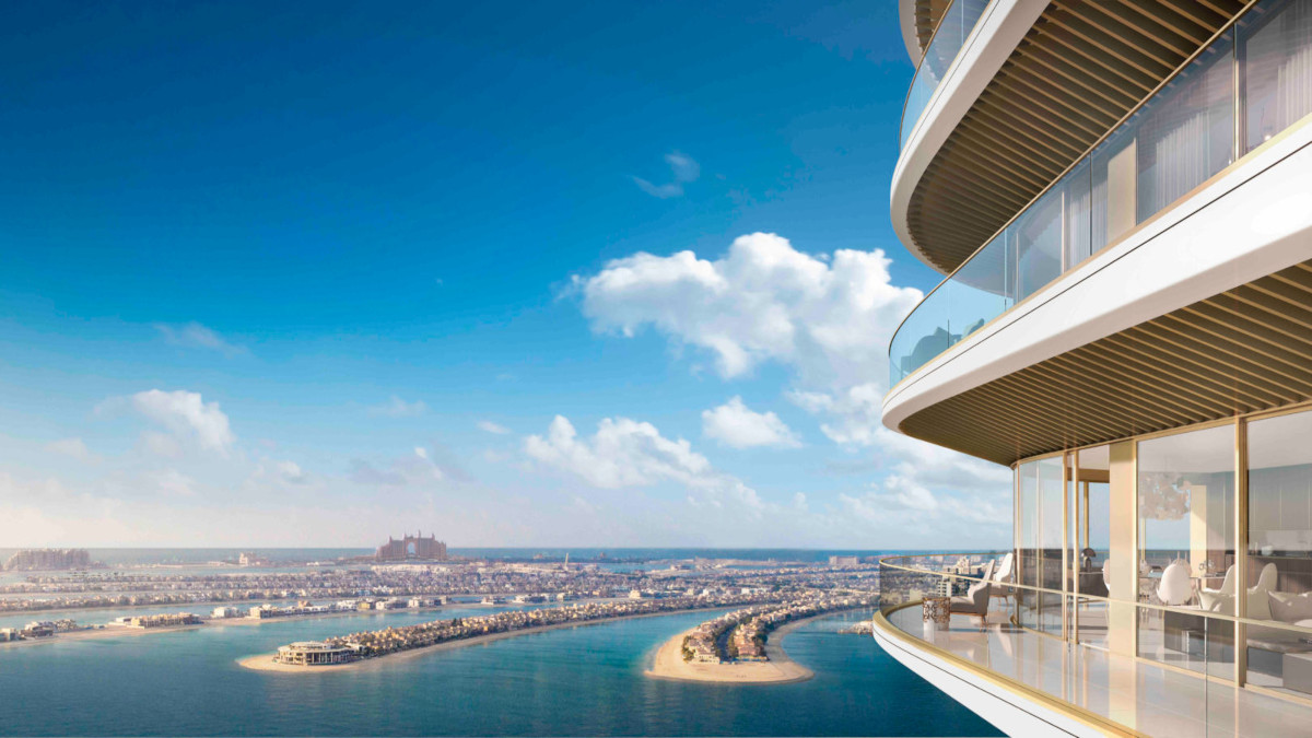 Grand Bleu Tower at Emaar Beachfront Elie Saab designer residences
