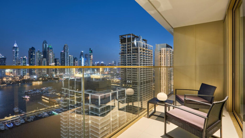Grand Bleu Tower at Emaar Beachfront Elie Saab designer residences
