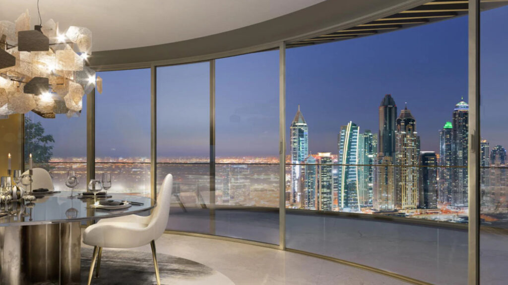 Grand Bleu Tower at Emaar Beachfront Elie Saab designer residences
