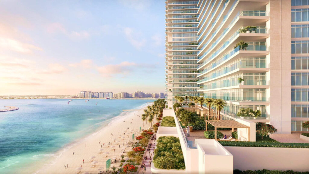 Grand Bleu Tower at Emaar Beachfront Elie Saab designer residences