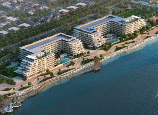view from the sky - Bashayer Residences shoreline apartments buildings