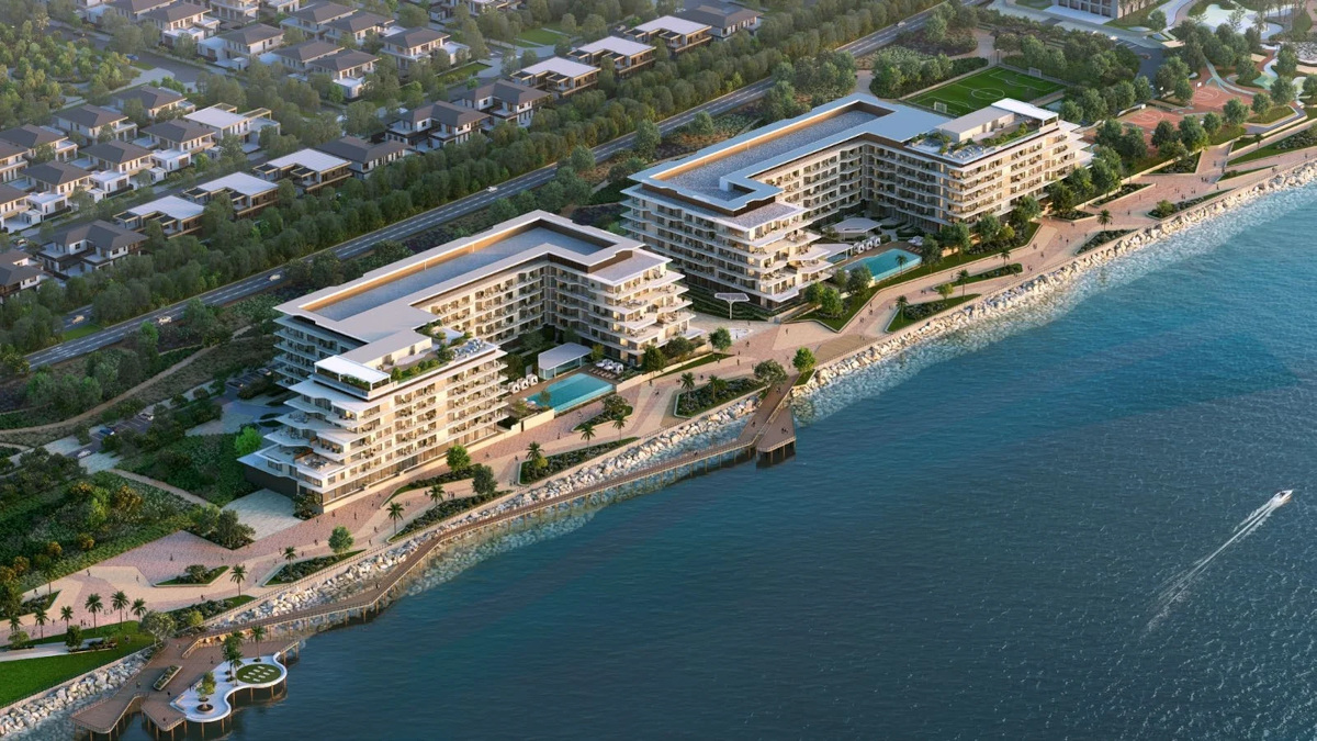 view from the sky - Bashayer Residences shoreline apartments buildings