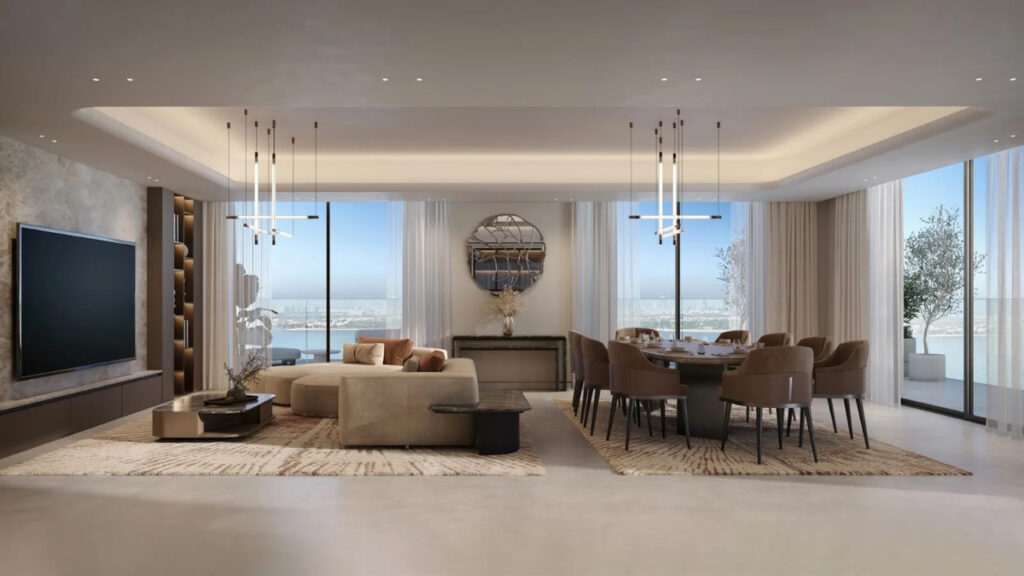 living room and dining room - apartment