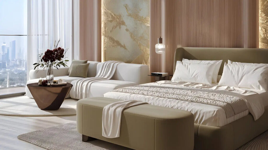 Binghatti Luxuria JVT Off-Plan Apartments in Jumeirah Village Triangle - bedroom