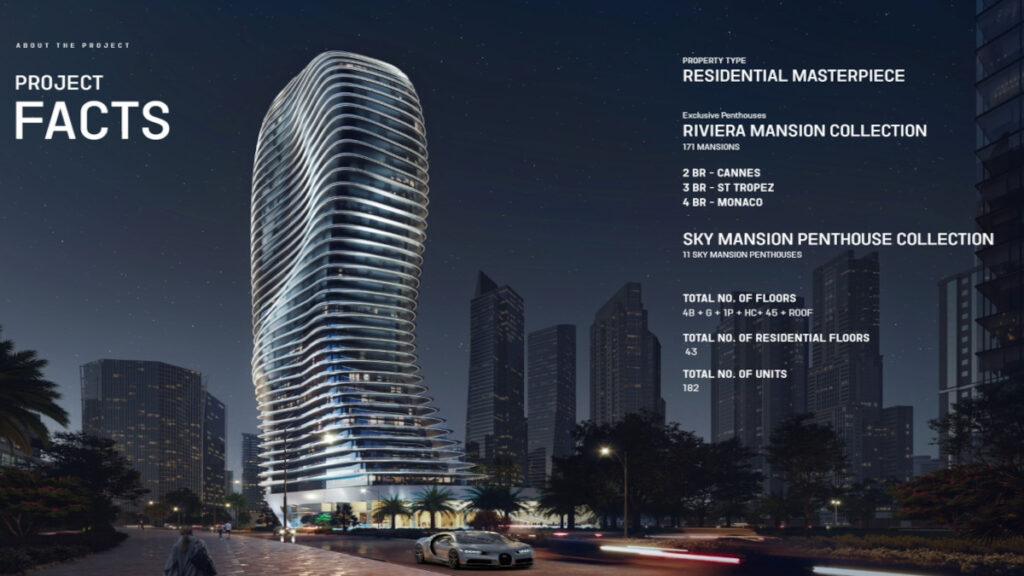 Bugatti Sky Mansion Ultra-Luxury Penthouses in Business Bay