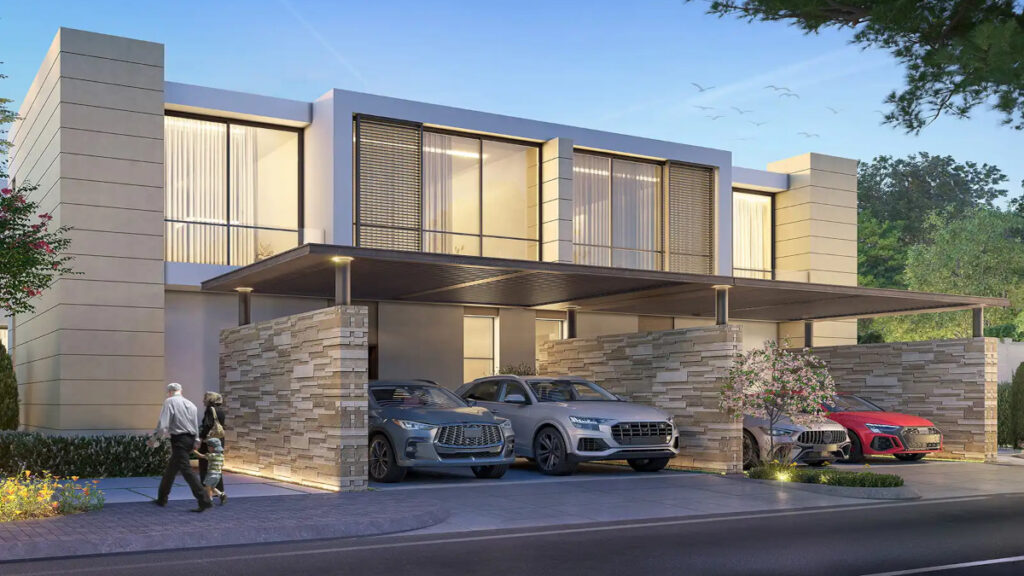 car parking - front of the villa