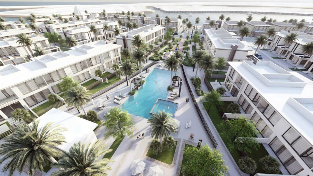 view of the townhouses