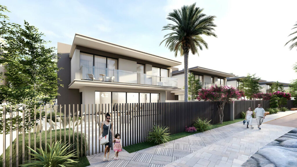 view of the townhouses