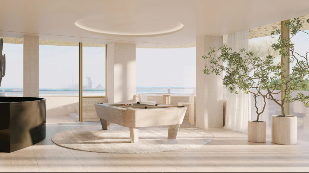 The Billiard Room - Maison Margiela Residences Branded Homes on Palm Jumeirah