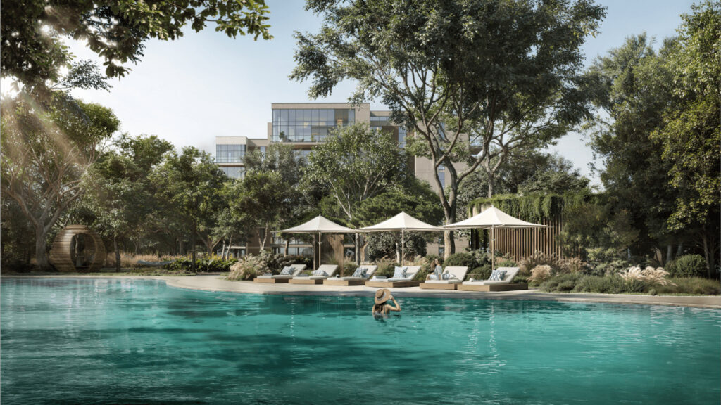 community swimming pool