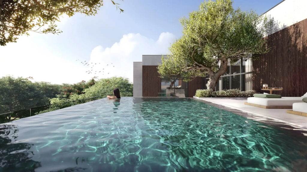 private swimming pool