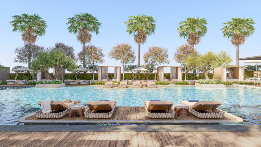 swimming pool Mr C Residences Downtown Cipriani Branded Luxury Living