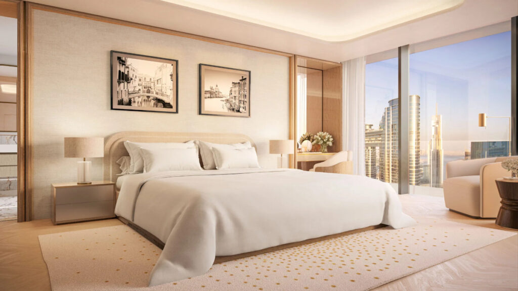 bedroom with view on Downtown