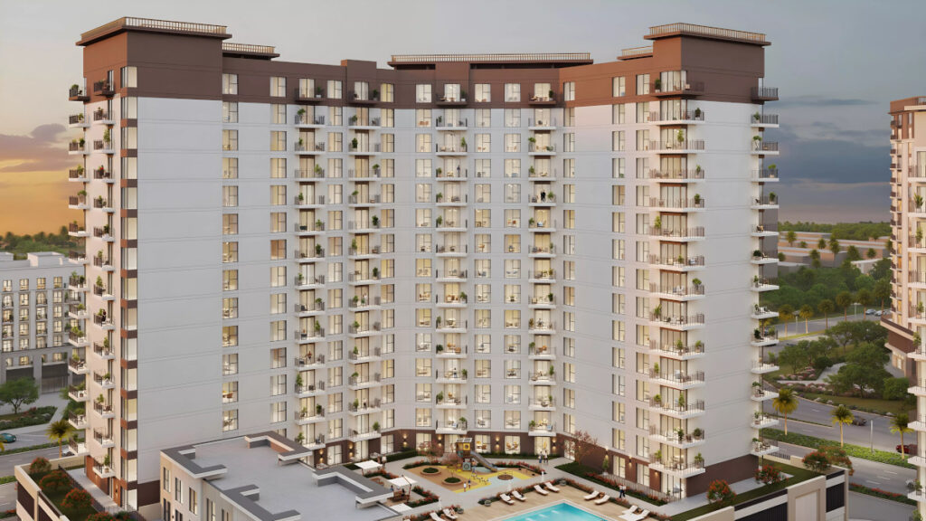 Rosewell Town Square apartments by Nshama