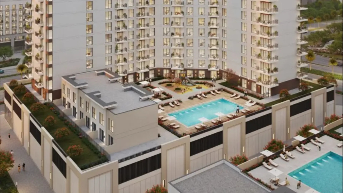 Rosewell Town Square apartments by Nshama