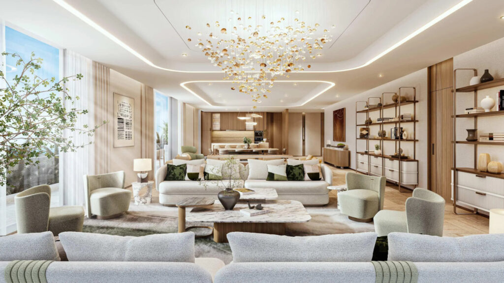 spacious living room