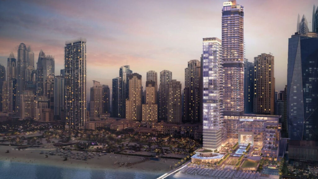 view from the sea - Sensoria JBR Luxury Beachfront Apartments at FIVE Luxe