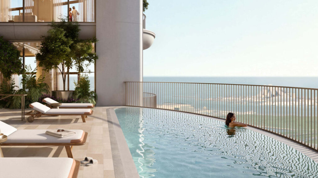 terrace swimming pool