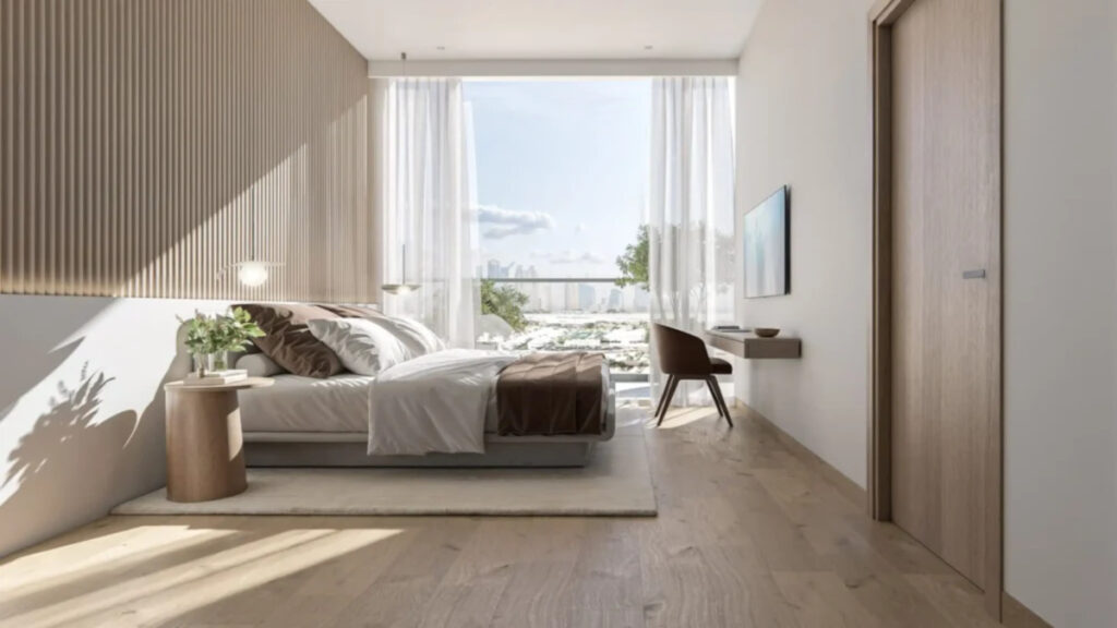 bedroom with sunlight