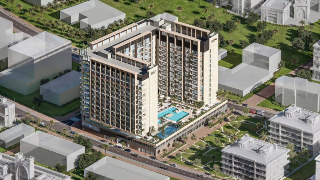 building perspective - daytime - Taiyo Residences Wasl Gate