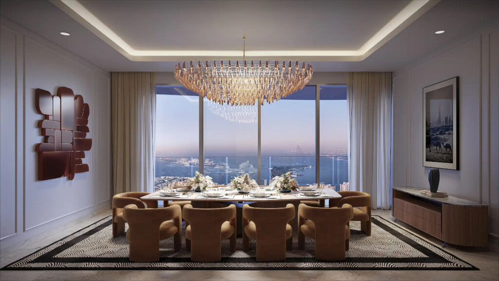 dining room - The Bristol Emaar Beachfront Branded luxury residences