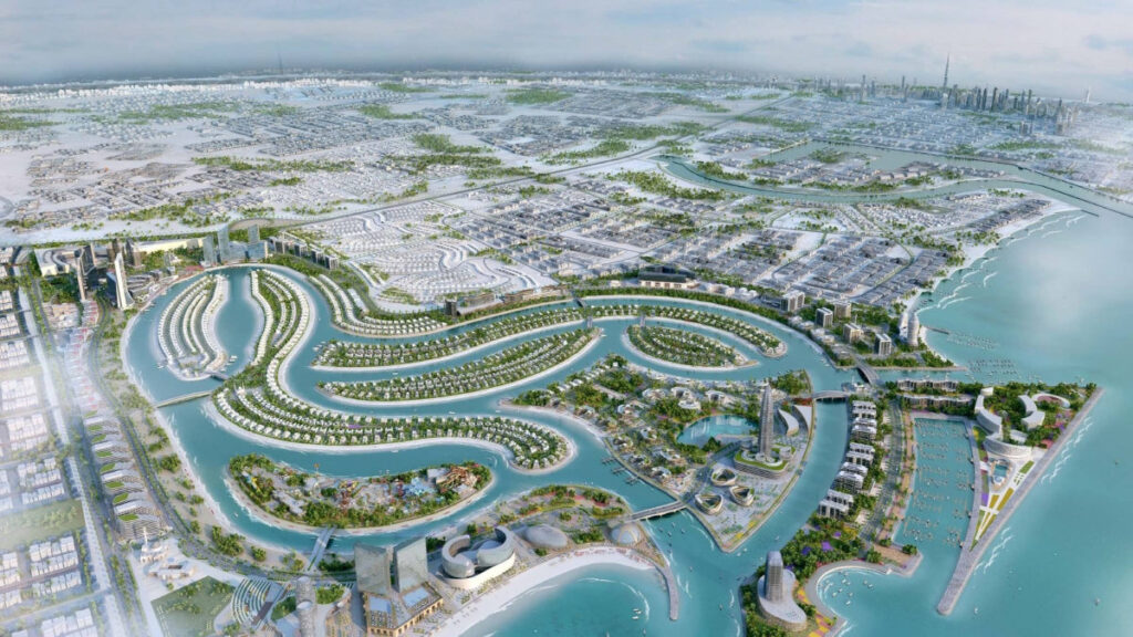 The View Island Ajmal Makan City Sharjah Waterfront City villas and townhouses