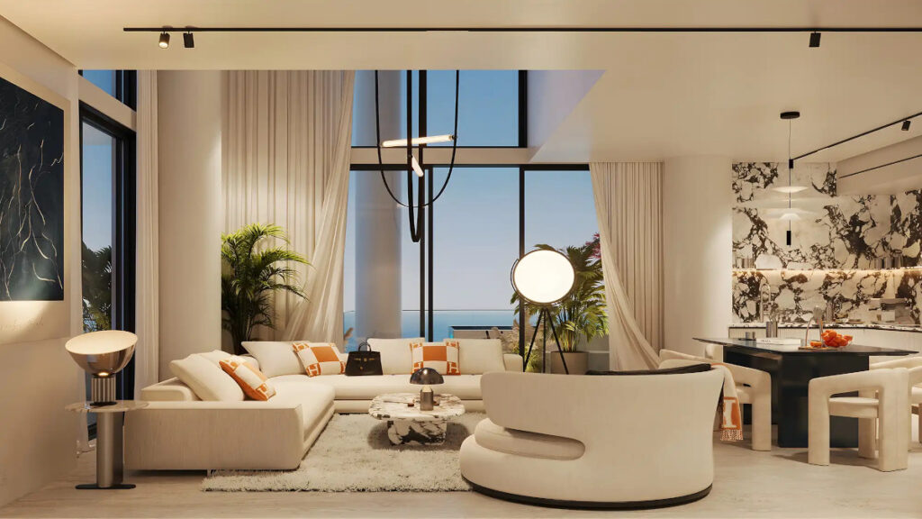 living room and dinning room - type 2